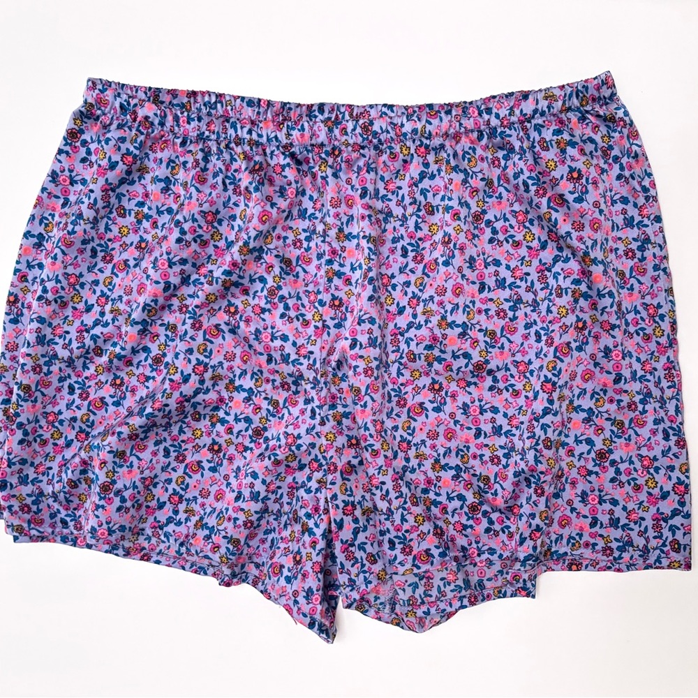 VICTORIA’S SECRET Sleepwear Colorful Flowers PJ Bottoms Sleep Lounge Shorts